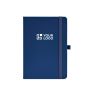 Libreta de piel sintética reciclada y cierre elástico A5 hojas a rayas