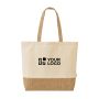 Bolsa algodón y poliéster reciclados con base de yute 220 g/m2