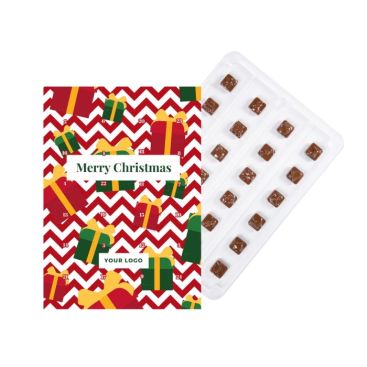 Calendario de Adviento con 24 bombones de chocolate con leche color multicolorCalendario de Adviento con 24 bombones de chocolate con leche color multicolor - Agotado