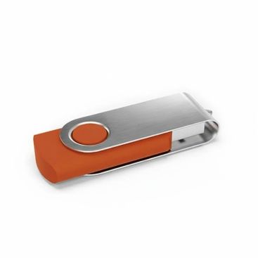 USB hecho a medida de plástico con clip metal giratorio hecho en EU