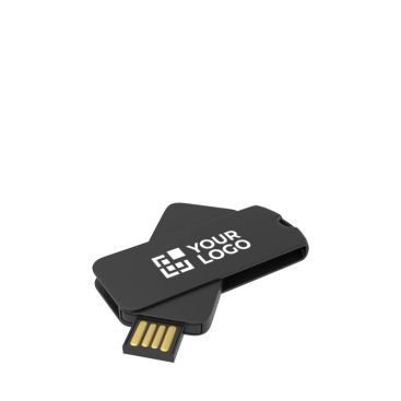 Memoria USB hecha a medida de plástico giratoria hecha en Europa