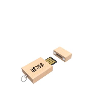 USB hecho a medida de madera con cierre imantado hecho en Europa
