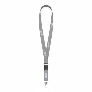 Lanyard hecho a medida de poliéster con hebilla desmontable