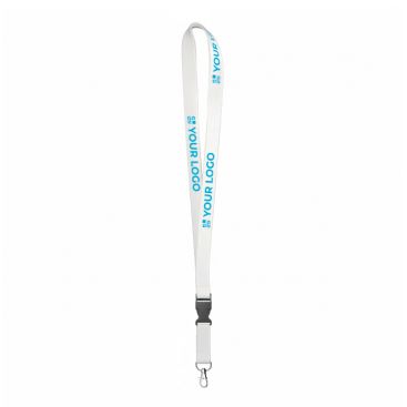 Lanyard desmontable hecho a medida de bambú con mosquetón