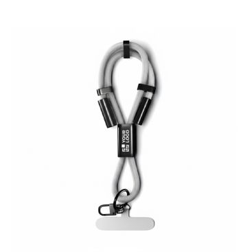 Lanyard para el móvil hecho a medida de correa corta y cargador tipo C