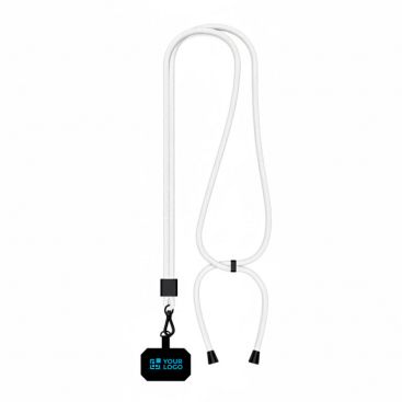 Lanyard ajustable hecho a medida de poliéster para el móvil