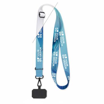 Lanyard para el smartphone hecho a medida con parche cuelgamóvil