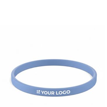 Pulsera fina hecha a medida silicona para eventos 100% personalizable