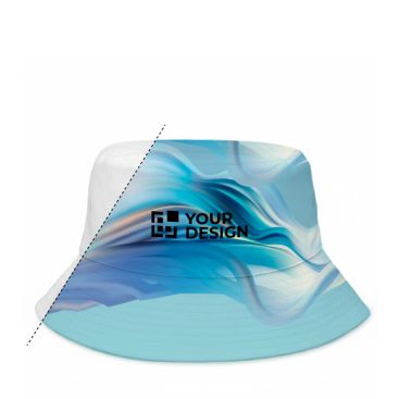 Gorro de poliéster 260 g/m2 reversible hecho a medida en varias tallas