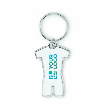 Llavero de hierro hecho a medida en forma de uniforme de ciclismo