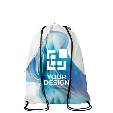 Mochila de cuerdas de RPET hecha a medida en tamaño grande