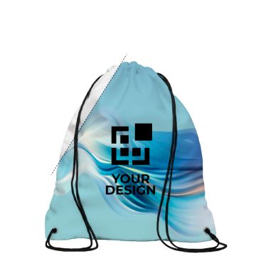 Mochila de cuerdas hecha a medida de poliéster de tacto suave