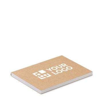 Notas adhesivas papel reciclado tapa blanda hechas a medida hecho UE