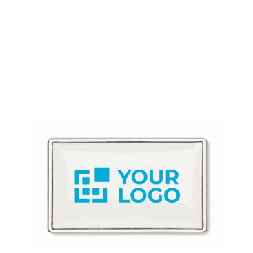 Pin de hierro en forma de rectángulo hecho a medida para personalizar