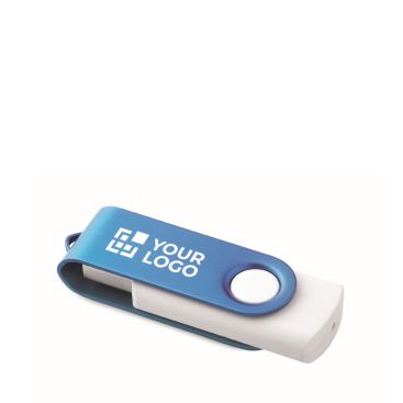 Memoria USB hecha a medida con carcasa giratoria de color techmate