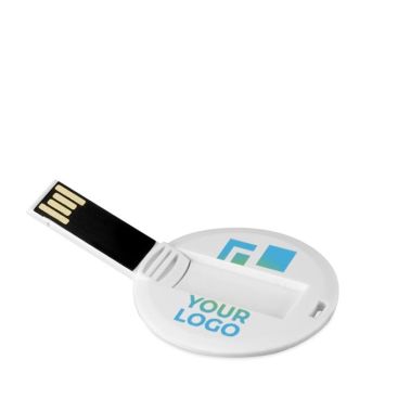 Memoria USB hecha a medida en forma redonda para personalizar 100%