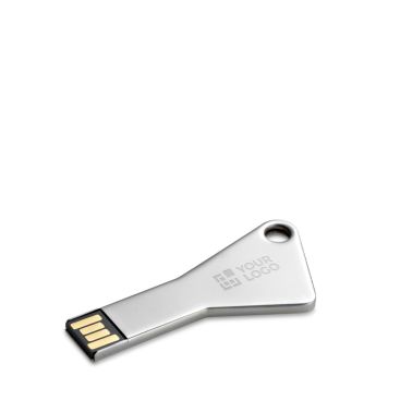 USB hecho a medida de aluminio en forma llave triangular con agujero