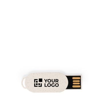 USB hecho a medida original y ultrafino hecho de caña de trigo