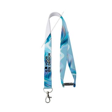 Lanyard a todo color con cierre de seguridad custom made hecho en EU