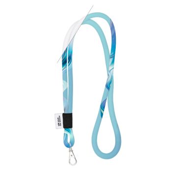 Lanyard tubular impreso a todo color custom made hecho en Europa