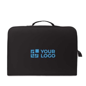Bolsa portadocumentos para congresos de poliéster con asa
