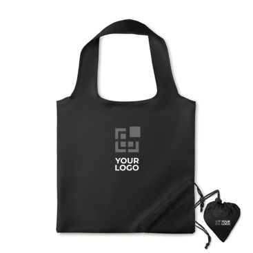 Bolsa de la compra publicitaria plegable de poliéster 210D de colores