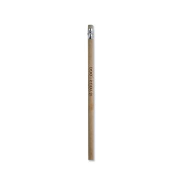 Lápiz personalizado barato de madera con goma