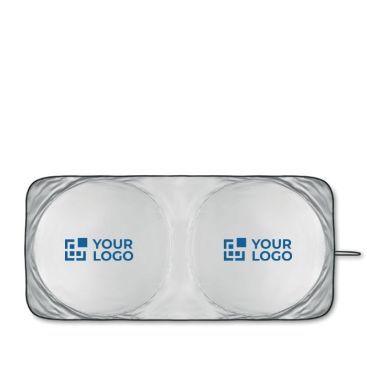 Elegante parasol personalizado para el coche con funda Elegante parasol personalizado para el coche con funda