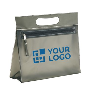 Neceser personalizado de PVC transparente a color Neceser personalizado de PVC transparente a color