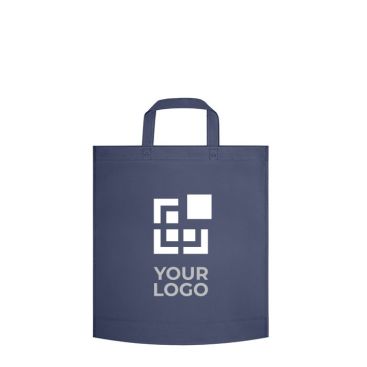 Bolsa personalizada non woven de asas cortas 80 g/m2 termoselladas