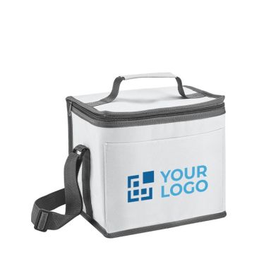 Nevera promocional con cinta ajustable y bolsillo frontal Nevera promocional con cinta ajustable y bolsillo frontal