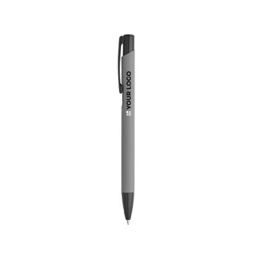 Bolígrafo de aluminio con cuerpo de color vista principal