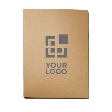 Carpeta portafolios personalizada de cartón con bloc y boli A4 Carpeta portafolios personalizada de cartón con bloc y boli A4