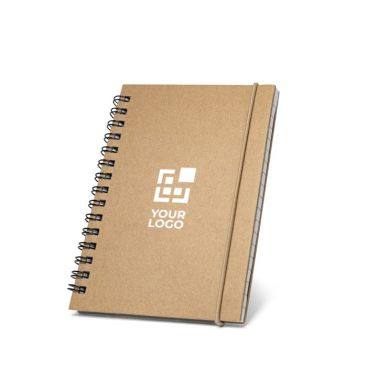 Libretas pequeñas personalizadas con anillas vista principal