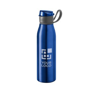 Botella personalizada de aluminio con cinta de silicona 650ml Botella personalizada de aluminio con cinta de silicona 650ml