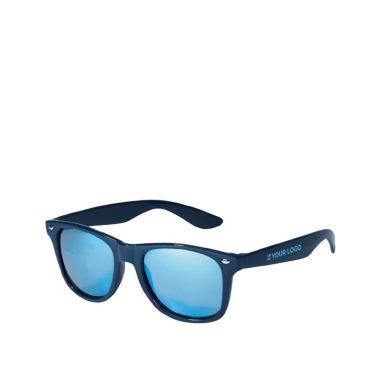 Gafas de sol cuadradas promocionales para empresas con lentes de espejo