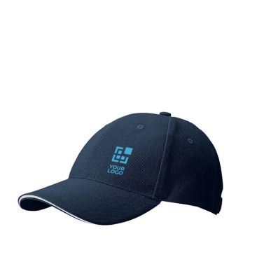 Gorra personalizada de algodón peinado con hebilla de metal Gorra personalizada de algodón peinado con hebilla de metal