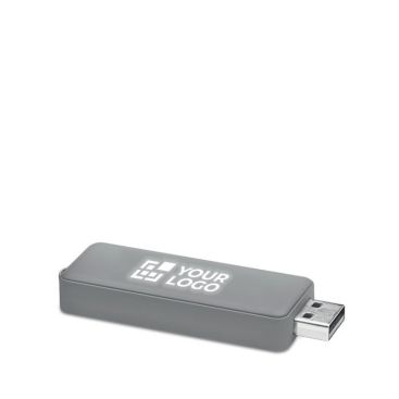 Pendrive publicitario con luz para iluminar el logo Pendrive publicitario con luz para iluminar el logo