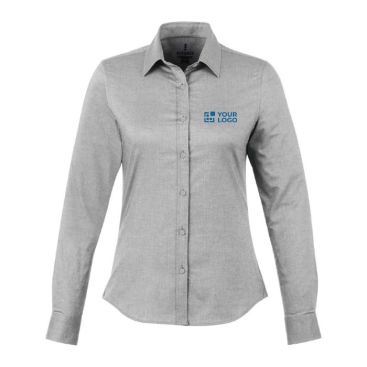 Camisa personalizada Oxford para mujer algodón 142 g/m2 Elevate Life