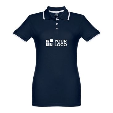 Polos personalizados bicolor 210 g/m2 vista principal