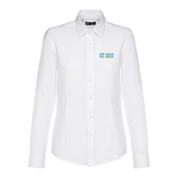 Camisa para mujer algodón y poliéster 130 g/m2 vista principal