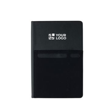 Libreta personalizada con bolsillos vista principal