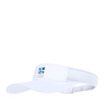 Visera personalizada de poliéster con laterales acolchados Visera personalizada de poliéster con laterales acolchados