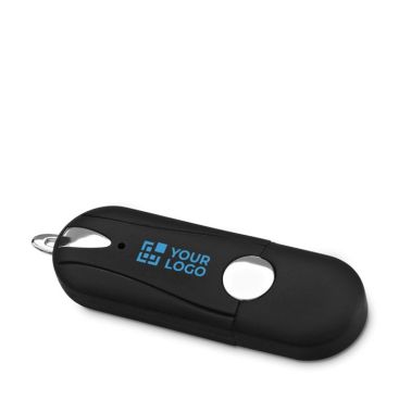Pendrive personalizado con acabado de goma y bordes redondos