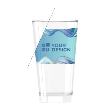 Vaso de cristal de 370ml para todo tipo de bebidas