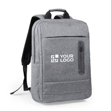 Mochila para empleados de nylon con bolsillo acolchado para PC 15''