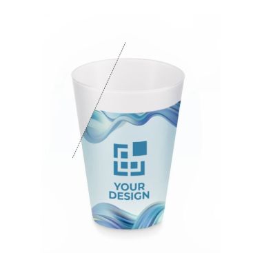 Vaso para eventos en plástico con acabados translúcidos 300ml Vaso para eventos en plástico con acabados translúcidos 300ml
