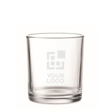 Vaso de cristal grabado y reutilizable de 300ml Vaso de cristal grabado y reutilizable de 300ml
