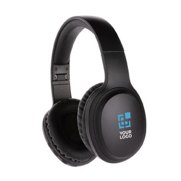 Auriculares inalámbricos  de diadema de gran duración y botón de graves