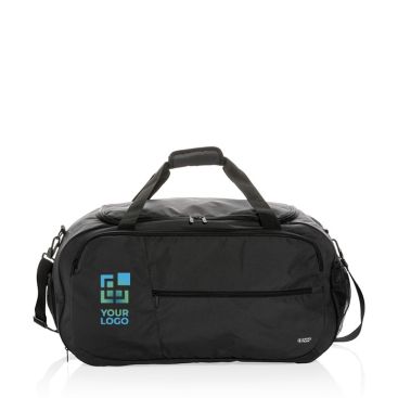 Bolsa de viaje y deportiva reciclada color negro